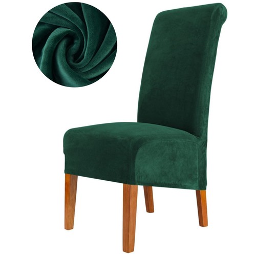 Velvet dining chair covers - chair,