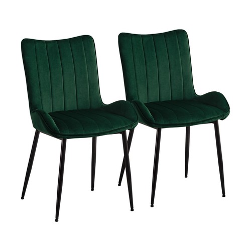 Modern velvet dining chairs - dining,