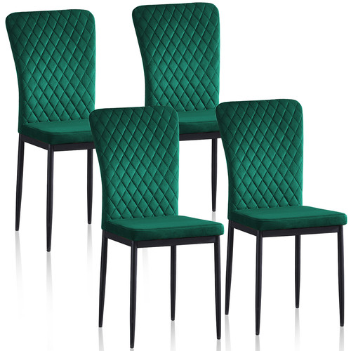 6pcs velvet dining chairs - 4/6pcs,