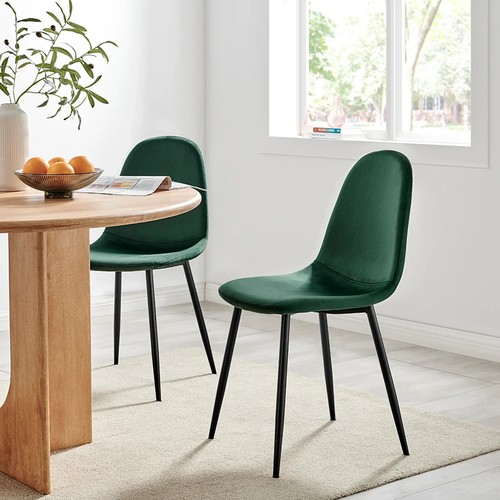 Velvet dining chairs set 1 - chairs,