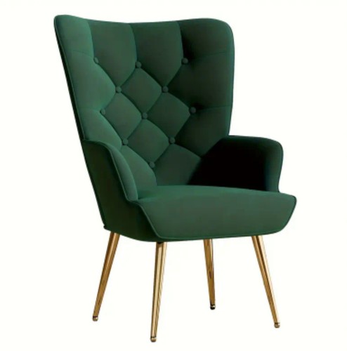Mid century velvet - mid-century, high-back