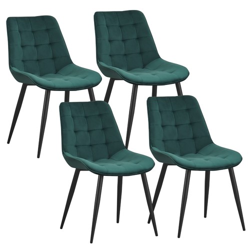 Set velvet dining chair - dining,