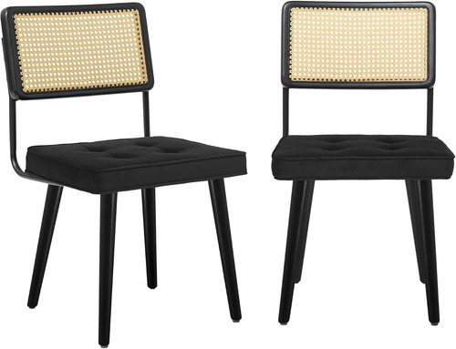 Rattan dining chairs - rattan, set