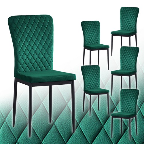 Velvet 6pcs dining chairs - dining,