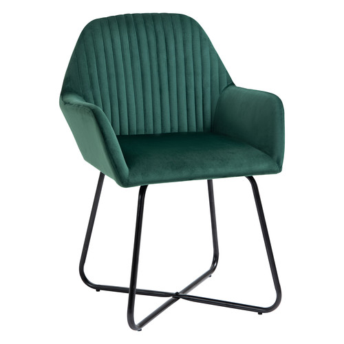 Accent chair velvet feel - chair, velvet-feel