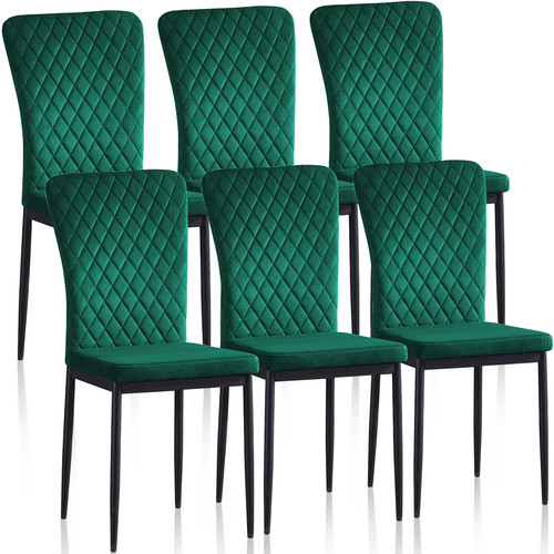 6pcs velvet dining chairs - 4/6pcs,