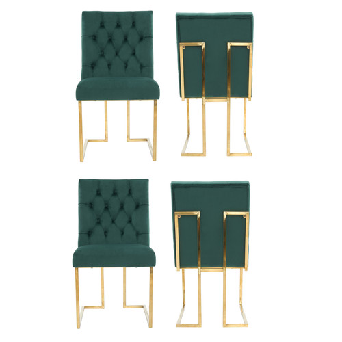 4pcs siena tufted velvet - 4pcs,